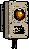 Pip as a beige wall terminal